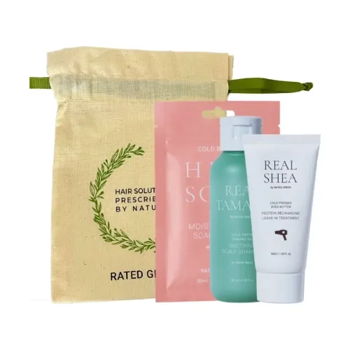 Набір мініатюр з шампунем Real Tamanu RATED GREEN Real Tamanu & Hibiskus Set