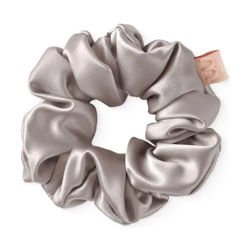 Об'ємна шовкова резинка MON MOU Silk Large Scrunchie — відтінок Taupe Taupe