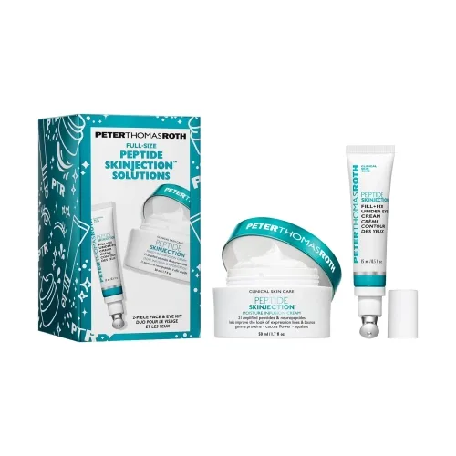 Повнорозмірний набір для комплексного антивікового догляду PETER THOMAS ROTH Full-Size Peptide Skinjection™ 2-Piece Kit Face & Eye Kit