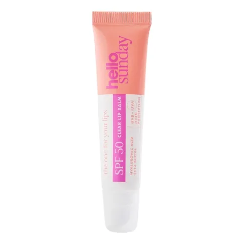 Зволожувальний бальзам для губ SPF 50 зі скваланом HELLO SUNDAY The One For Your Lips SPF 50 Lip Balm with Squalane — обʼєм 15 мл