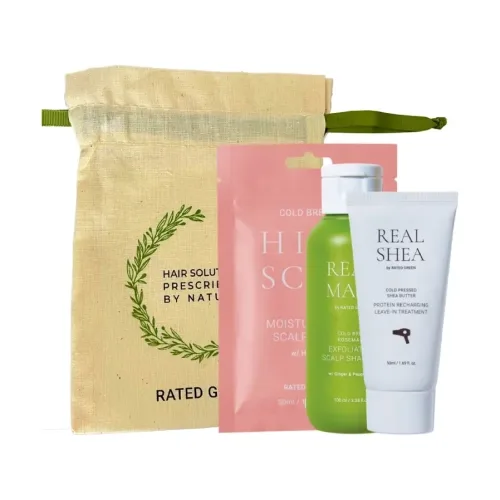Набір мініатюр з шампунем Real Mary RATED GREEN Real Mary & Hibiskus Set