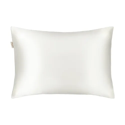 Шовкова наволочка з сатином MON MOU Soft Silk Pillowcase — відтінок Ivory Ivory