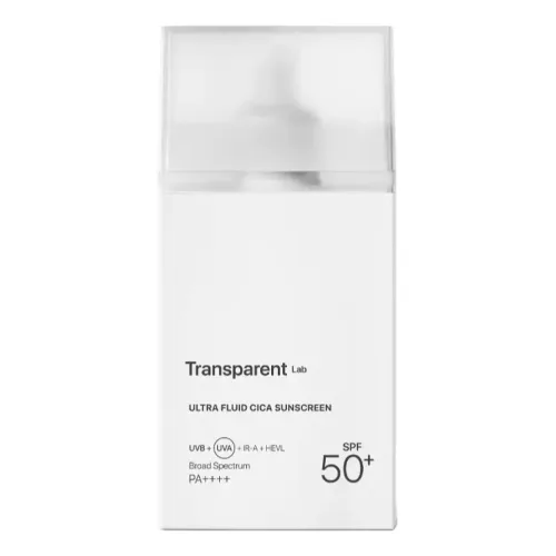 Ультралегкий сонцезахисний крем TRANSPARENT LAB Ultra Fluid Cica Sunscreen — обʼєм 100 мл