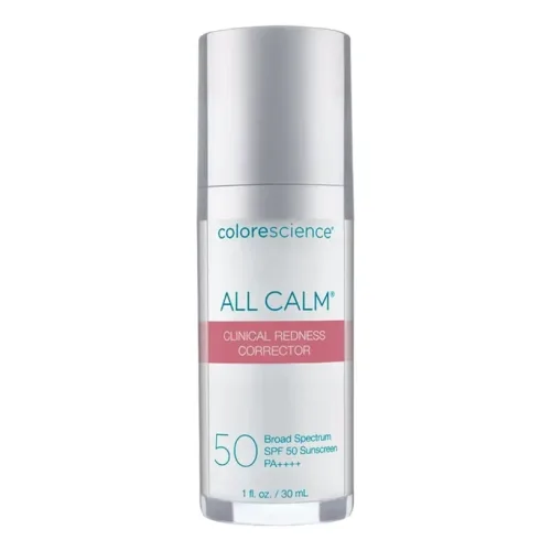 Крем для усунення почервоніння COLORESCIENCE All Calm Clinical Redness Corrector SPF 50 — обʼєм 30 мл
