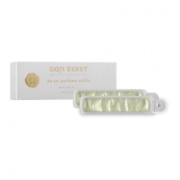 Змінний Ароматизатор Rituals Goji Berry для Автомобіля з Ароматною Композицією Квіткового Букету, Ягод Годжі та Флюїдами Іскристого Грейпфрута — Rituals Goji Berry Luxury Car Air Freshener Reffil 2 in 3g