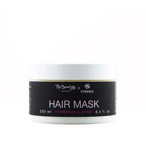 Маска для волосся "Інтенсивне зволоження та блиск" Top Beauty x Strimka, 250 мл