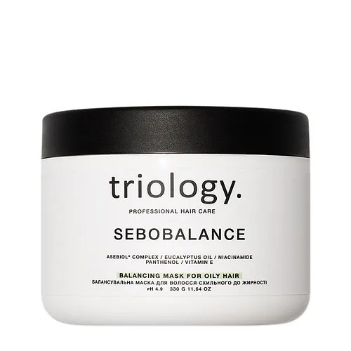 Маска для жирного волосся балансувальна Triology Sebobalance 330 г