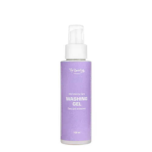 Гель для вмивання обличчя із пребіотиками Top Beauty Microbiome Care Washing Gel