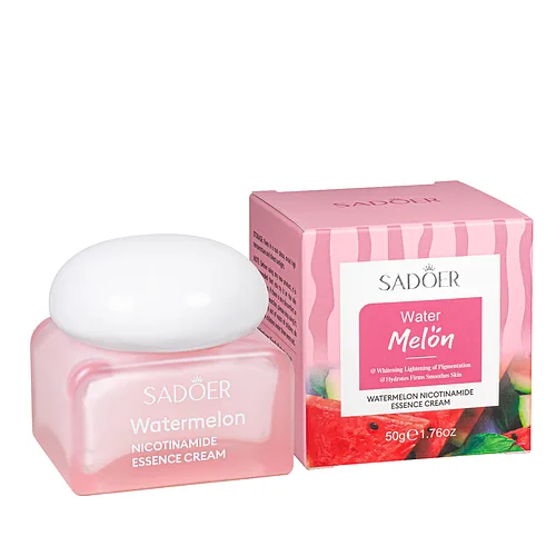 Крем для обличчя висвітлювальний Sadoer Watermelon Nicotinamide Cream з ніацинамідом 50 мл