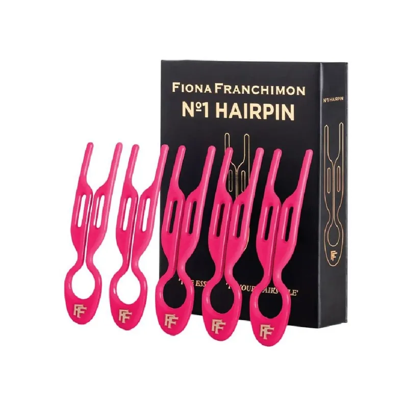 Fiona Franchimon №1 Hairpin Strawberry Pink - Шпильки рожевий неон 5 шт