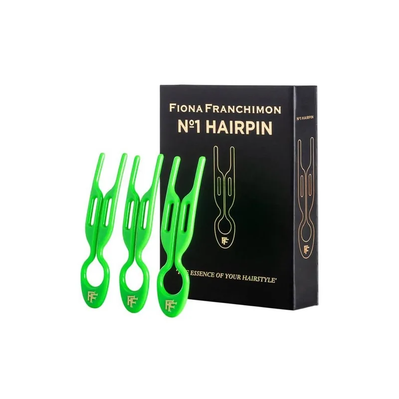 Fiona Franchimon №1 Hairpin Apple Green - Шпильки зелений неон
