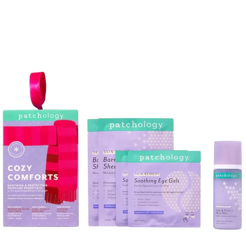 PATCHOLOGY Cozy Comforts Holiday 2025 - Набір для догляду за шкірою «Заспокійливий догляд»