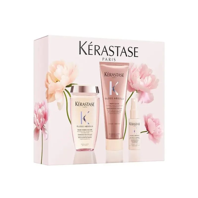 Kerastase Gloss Absolu 2026 Подарунковий набір для неслухняних схильних до пушіння волосся