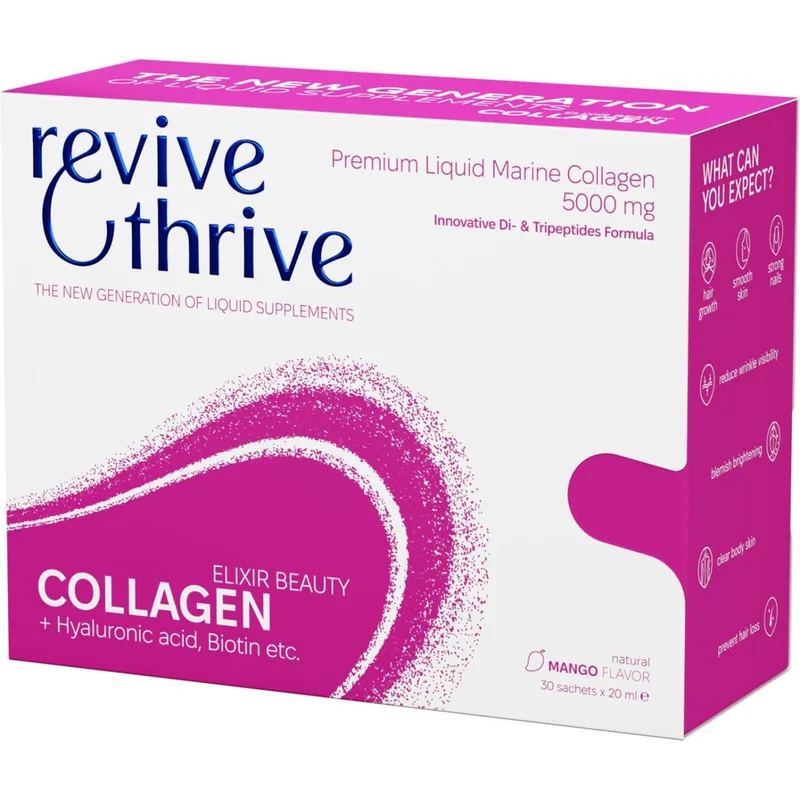 ReviveAndThrive Collagen ELIXIR beauty КОЛАГЕНОВИЙ КОМПЛЕКС З ПОСИЛЕНИМ ЕФЕКТОМ НА ЗОВНІШНІСТЬ 30 х 20 мл
