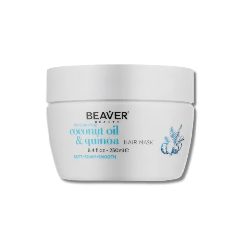 Зволожуюча маска для сухого волосся з кокосовим маслом - Beaver Professional Coconut Oil &amp; Quinoa Mask