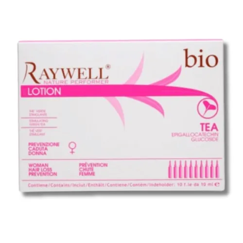 Ампули проти випадіння волосся для жінок - Raywell Bio Tea