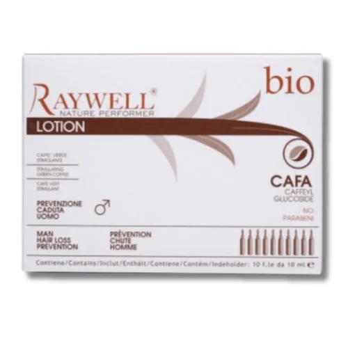 Ампули проти випадіння волосся для чоловіків - Raywell Bio Cafa