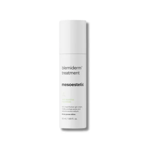 Нічний крем-гель для жирної шкіри з акне - Mesoestetic Blemiderm Treatment