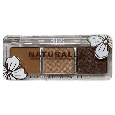 Тіні для повік потрійні Bless Beauty Naturally Pretty
