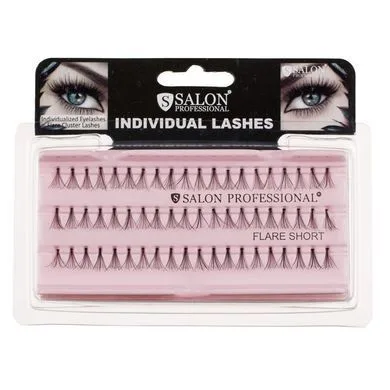 Накладні вії пучками Salon Professional, Flare Short