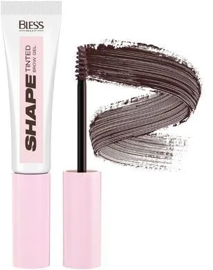 Тінтуючий гель для брів Bless Beauty Tinted Shape Brow Gel №01 Warm Brunette (Теплий брюнет)