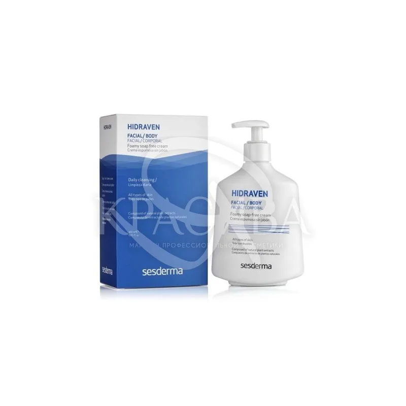 Hidraven Foamy Soap Free Cream - Крем-пінка для вмивання, 300 мл