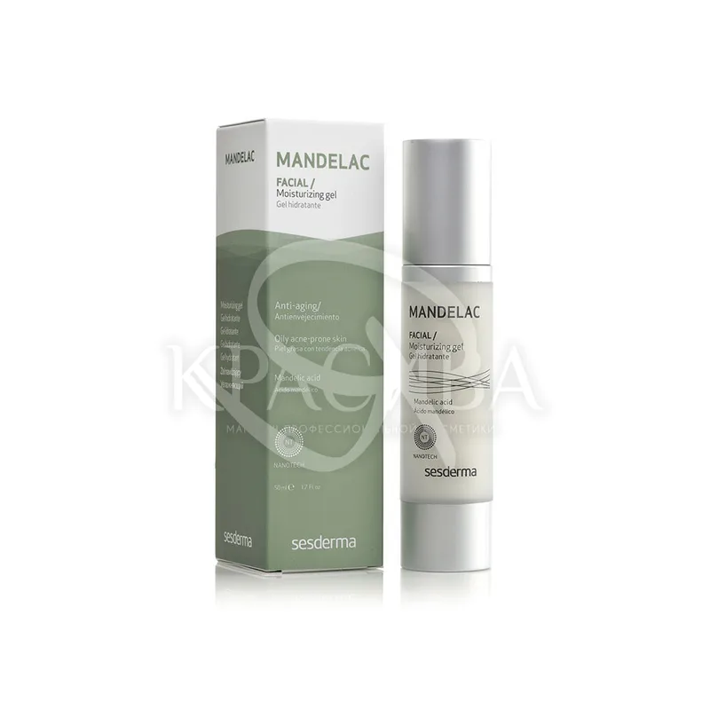 Зволожуючий гель з мигдальною кислотою Sesderma Laboratories Mandelac Moisturizing Gel 50 мл