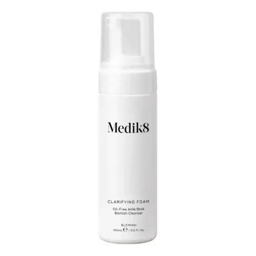 Відлущуюча очищуюча пінка з AHA/BHA кислотами MEDIK8 Clarifying Foam — обʼєм 150 мл