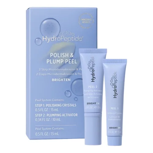 Двоетапний пілінг для оновлення та сяйва шкіри у travel-форматі HYDROPEPTIDE Polish & Plump Peel Travel Kit