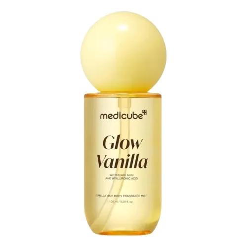 Парфумований міст для тіла та волосся MEDICUBE Glow Vanilla Hair & Body Fragrance Mist — обʼєм 100 мл