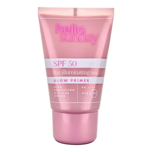 Сяючий праймер SPF 50 з гіалуроновою кислотою HELLO SUNDAY The Illuminating One SPF 50 Glow Makeup Primer with Hyaluronic Acid — обʼєм 50 мл