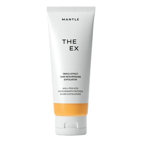 Пілінг потрійної дії для гладкості та сяйва шкіри MANTLE The Ex – Triple Effect Skin-Resurfacing Exfoliator — обʼєм 75 мл