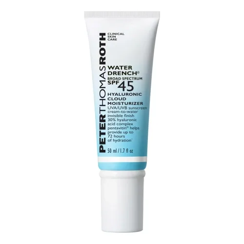 Зволожувальний сонцезахисний крем для обличчя з SPF 45 PETER THOMAS ROTH Water Drench Broad Spectrum SPF 45 Hyaluronic Cloud Moisturizer — обʼєм