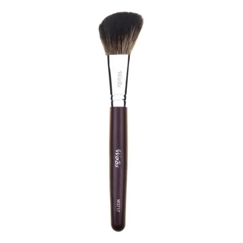 Пензель для рум'ян та корекції W3717 WOBS Blush and contour brush W3717 hair of a raccoon