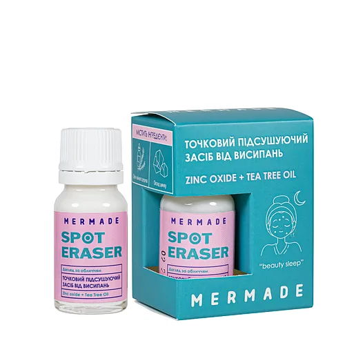 Точковий підсушувальний засіб проти прищів Mermade Zinc Oxide & Tea Tree Oil, 10 мл