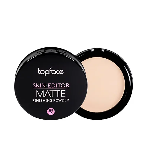 Пудра для обличчя матувальна TopFace Skin Editor Matte Finish PT263, No 02 Рожево-бежева