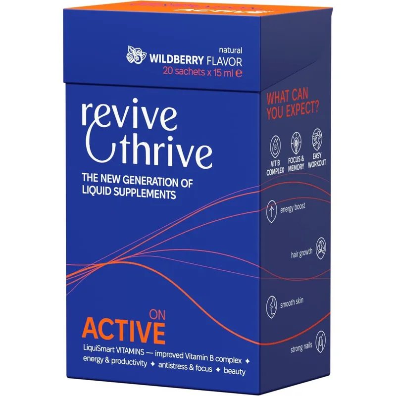 ReviveAndThrive LiquiSmart Vitamins ACTIVE ON Мультивітаміни 20 х 15 мл