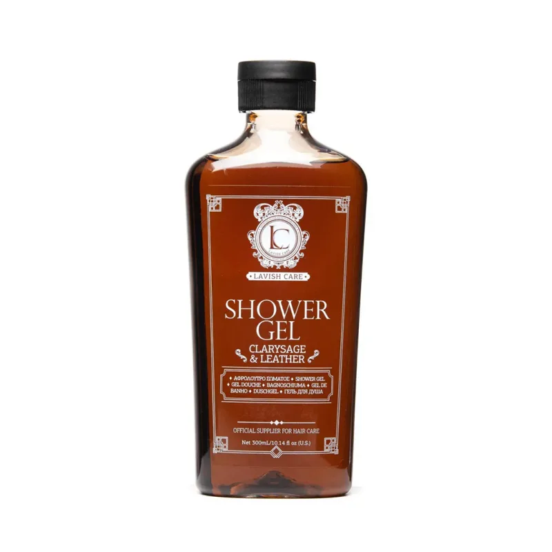 Lavish Care SHOWER GEL CLARYSAGE AND LEATHER Гель для душу з ароматом сосни, шавлії та шкіри 300 мл