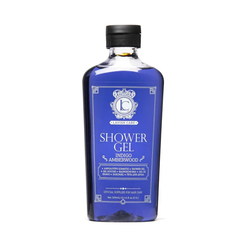 Lavish Care SHOWER GEL INDIGO AMBERWOOD Гель для душу з ароматом бергамоту та бурштину 300 мл