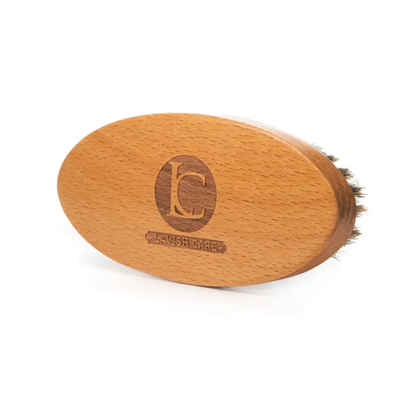 Lavish Care Beard brush Щітка для бороди з натуральною щетиною кабана овальна