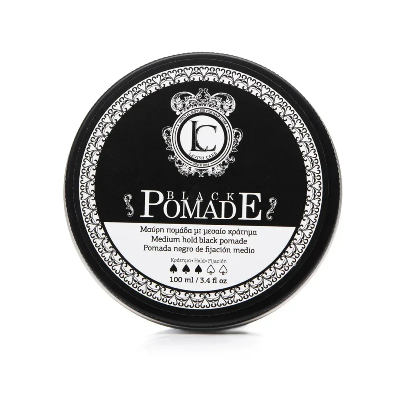 Lavish Care BLACK POMADE Чорна помада для стайлінгу волосся 100 г