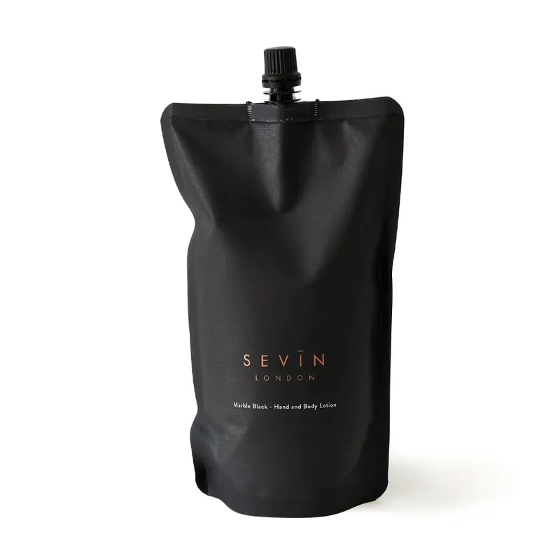 Sevin London MARBLE BLACK HAND & BODY LOTION ЛОСЬЙОН ДЛЯ РУК І ТІЛА 500 мл Refill