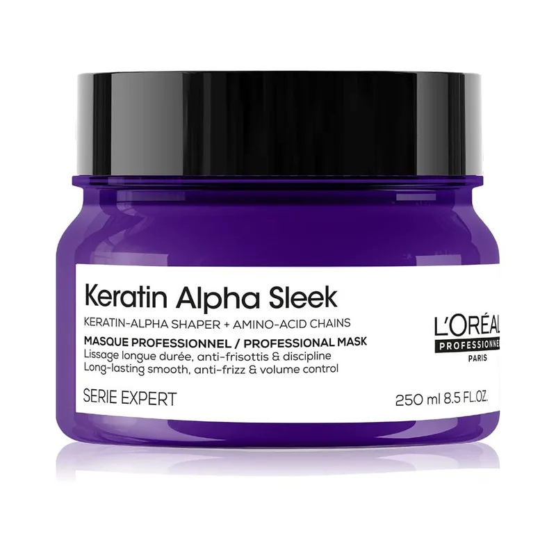 L'Oreal Professionnel Serie Expert Keratin Alpha Sleek Маска для Гладкості та контролю пухнастості волосся