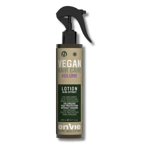 Лосьйон-спрей для надання об'єму тонкому та ламкому волоссю - Envie Vegan Hair Care Volume Lotion Aloe 80ml