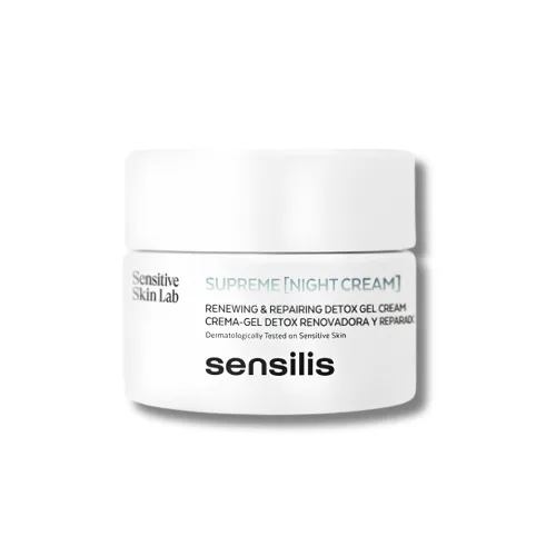 Нічний відновлюючий крем-гель для обличчя - Sensilis Supreme Renewal Night Cream 15ml
