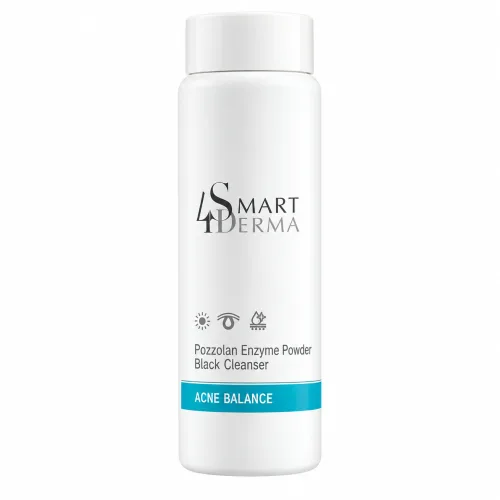 Ензимна пудра з вулканічним пилом - Smart4Derma Pozzolan Enzyme Powder Black Cleanser