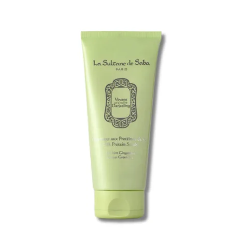 Скраб для тіла "Зелений чай з імбиром" - La Sultane De Saba Body Protein Scrub Ginger &amp; Green Tea 250ml