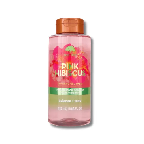 Tree Hut Pink Hibiscus Foaming Gel Wash – гель для душу з рожевим гібіскусом 532 мл