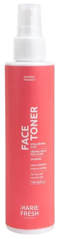 Тонік з гіалуроновою кислотою для сухої та нормальної шкіри Marie Fresh Cosmetics Face Toner