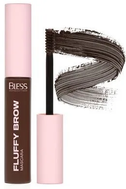Туш для брів Bless Beauty Fluffy Brow Mascara №03 Dark Brown (Темно-коричневий)